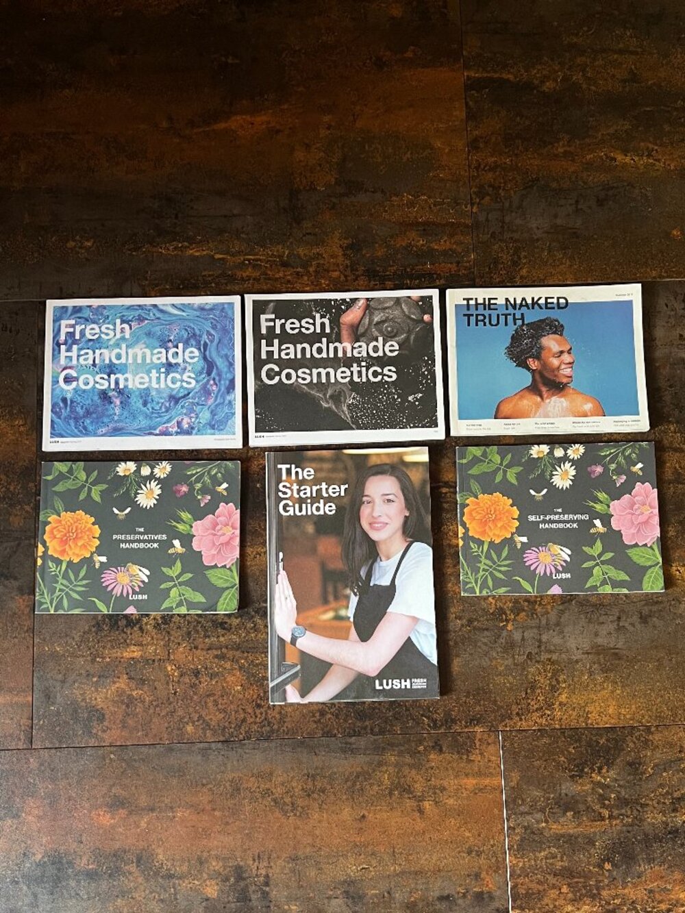 Lot of 3 LUSH Catalogs/Starter Guide/Preservatives & Self-Preserving Handbooks